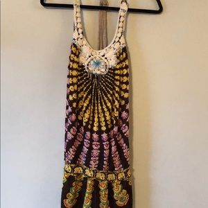 Free People tribal BOHO festival dress